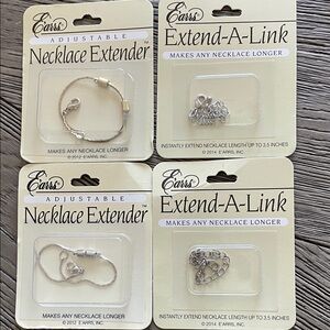 E'Arrs Necklace Extender Set, NWT
